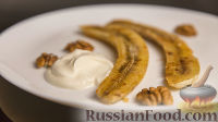 Фото к рецепту: Бананы, запеченные с медом и корицей