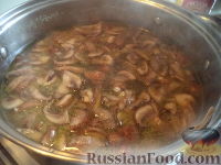 Фото приготовления рецепта: Суп с индейкой и грибами - шаг №18