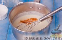 Фото приготовления рецепта: Закуска "Пеньки" из блинов с грибами, под соусом бешамель - шаг №13