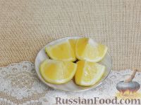 Фото приготовления рецепта: Напиток из каркаде, с имбирем и лимоном - шаг №6