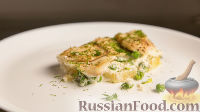 Фото к рецепту: Тилапия, запеченная в духовке, с картошкой, под сливками