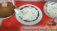 Фото приготовления рецепта: Блинный торт «Шоколадный» без выпечки - шаг №12