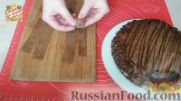 Фото приготовления рецепта: Блинный торт «Шоколадный» без выпечки - шаг №13