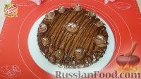 Фото приготовления рецепта: Блинный торт «Шоколадный» без выпечки - шаг №14