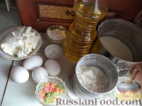 Фото приготовления рецепта: Блинчики с творогом и цукатами - шаг №1
