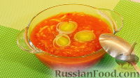 Фото приготовления рецепта: Суп томатно-апельсиновый - шаг №20