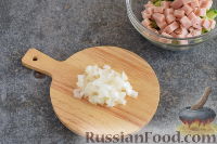 Фото приготовления рецепта: Мясной салат с картофелем - шаг №4