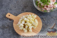 Фото приготовления рецепта: Мясной салат с картофелем - шаг №6
