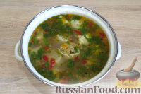 Фото приготовления рецепта: Суп с ленивыми пельменями - шаг №13