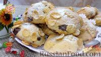 Фото к рецепту: Печенье «Чудесное» с кукурузными хлопьями и шоколадом
