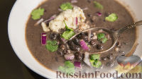 Фото к рецепту: Постный суп с черной фасолью и тофу