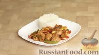 Фото к рецепту: Курица "Гунбао" в кисло-сладком соусе