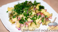 Фото к рецепту: Картофельный салат "Бавария"