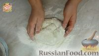 Фото приготовления рецепта: Постные лепешки с капустой - шаг №4