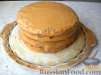 Фото приготовления рецепта: Торт "Витязь" - шаг №7