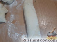 Фото приготовления рецепта: Лепешки с сыром сулугуни - шаг №9