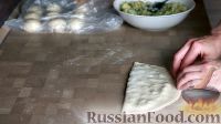 Фото приготовления рецепта: Кутабы (лепешки без дрожжей) с картофелем и тыквой - шаг №13