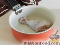 Фото приготовления рецепта: Суп с морковными клецками - шаг №6
