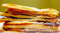 Фото к рецепту: Узбекские слоеные лепёшки "Катлама"