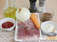 Фото приготовления рецепта: Гречневые тефтели в томатном соусе - шаг №1