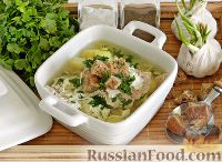Фото к рецепту: Чешский чесночный суп