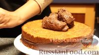 Фото приготовления рецепта: Торт "Шоколадное кружево" - шаг №15
