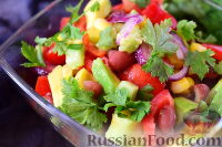 Фото к рецепту: Мексиканский овощной салат