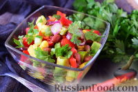 Фото приготовления рецепта: Мексиканский овощной салат - шаг №7