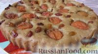 Фото приготовления рецепта: Постная медовая коврижка с абрикосами и изюмом - шаг №11