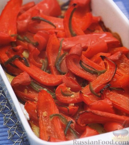 Жареный болгарский перец целиком: рецепт с фото пошагово
