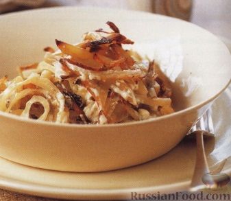 Рецепт Картофель в горшочке с луком и анчоусами