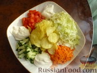 Фото к рецепту: Салат овощной