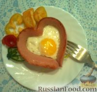 Фото к рецепту: Завтрак "Для Влюбленных"