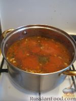 Фото приготовления рецепта: Суп Харчо из говядины - шаг №7