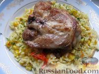 Фото к рецепту: Жареная курица на сковороде
