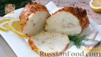 Фото к рецепту: Сочная пастрома из куриной грудки