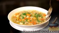 Фото приготовления рецепта: Овощной суп с перловкой и репой - шаг №17