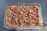 Фото приготовления рецепта: Макаронная запеканка с мясом и соусом бешамель - шаг №13