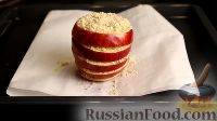 Фото приготовления рецепта: Яблоки, запеченные в духовке, с овсяными хлопьями - шаг №5
