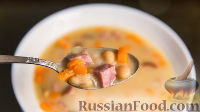 Фото к рецепту: Фасолевый суп с колбасой