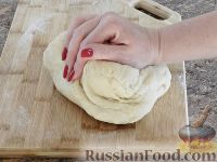 Фото приготовления рецепта: Пирожки из "хрущевского" теста, с капустой и яйцами - шаг №6