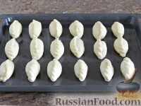 Фото приготовления рецепта: Пирожки из "хрущевского" теста, с капустой и яйцами - шаг №19