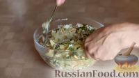 Фото приготовления рецепта: Заливной пирог с капустой - шаг №10