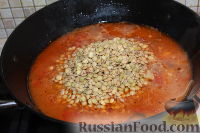 Фото приготовления рецепта: Алжирский суп из зеленой чечевицы - шаг №8