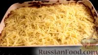 Фото приготовления рецепта: Картошка с грибами, запеченная под сыром - шаг №17