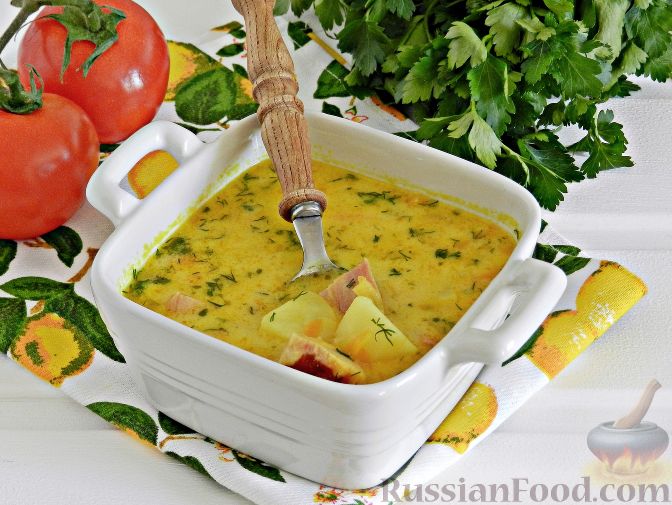 Вкусный сырный суп с копченой курицей – рецепт с пошаговыми фото, как сварить с плавленым сыром