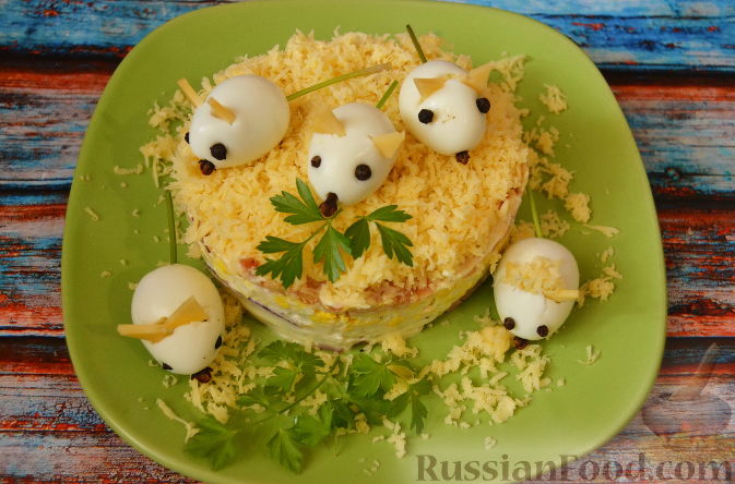 Салат Мышки В Сыре Рецепт С Фото