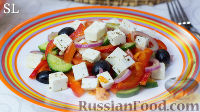 Фото к рецепту: Греческий салат по классическому рецепту