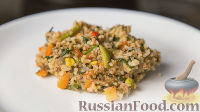 Фото к рецепту: Рисовая каша с мясом и овощами
