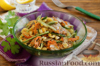 Фото к рецепту: Овощной салат с консервированными шампиньонами